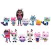 Conjunto de 13 Peças de Figuras da Casa de Bonecas da Gabby – Gato Sorridente, Mercat – Brinquedo de Desenho Animado para Presente de Aniversário de Crianças