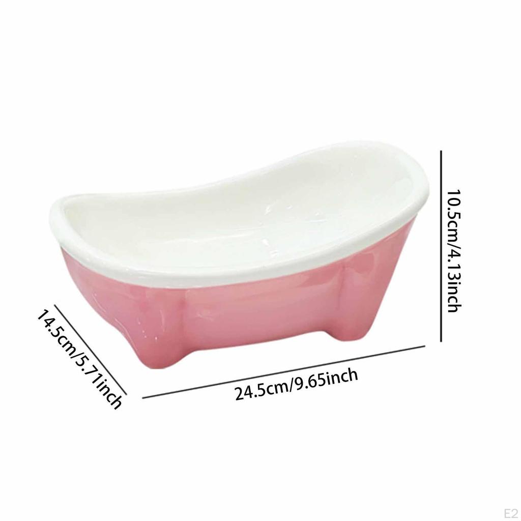 Bathtub-shaped Fruit Plate Kitchen Counter Home Ornament Bowl Snack Storage for Party