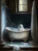 5D DIY Diamond Painting Cross Stitch Ghost Haunted Mountain Manor Dark Academy Gothic Halloween Ghost Cute Home Room Decor