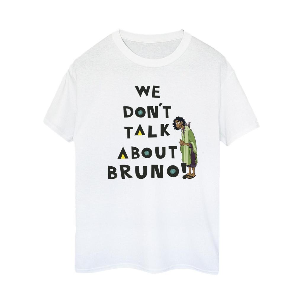 Disney Womens/Ladies Encanto We Dont Talk About Bruno Boy Cotton Boyfriend T-Shirt