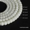 White Jade Bodhi Seed Buddhist Rosary Bracelet & Necklace with 108 Beads for Men and Women Jewelry