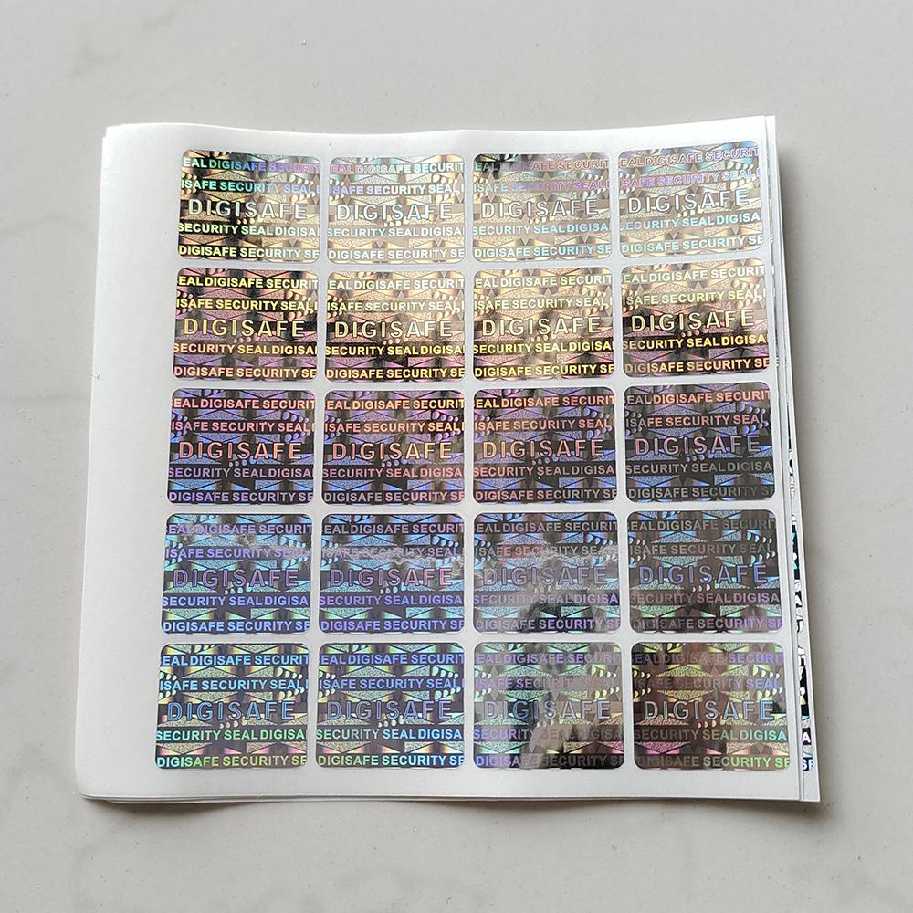 100pcs 18x15mm DIGISAFE SECURITY SEAL Tamper Evident Label Removal Proof Stamp VOID Left Open Evidence Anti-fake Sticker