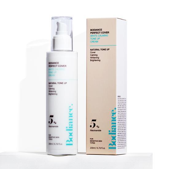 Bodiance Perfect Cover Tinted Whitening Calming Tone-Up Cream 200ml