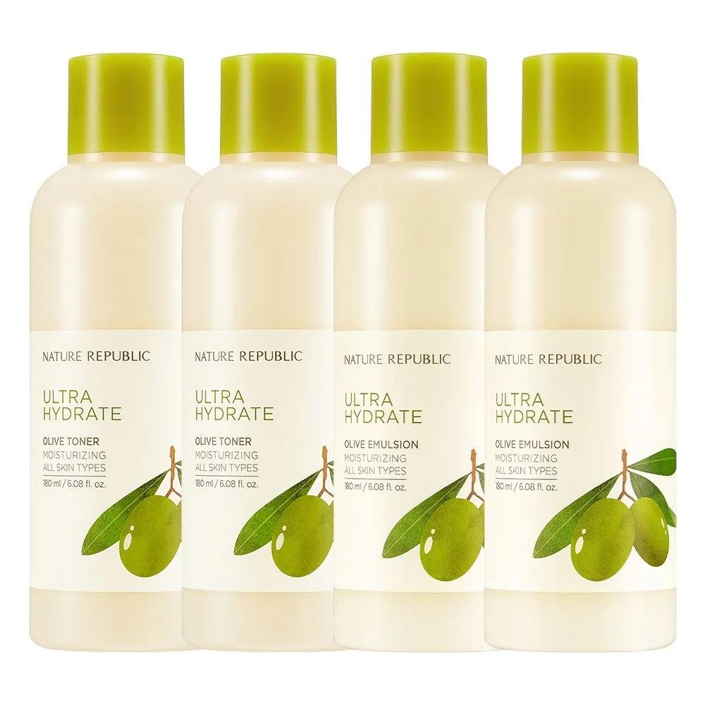 [2+2] Really, really moisturizing olive toner + emulsion