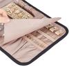 Polyester Jewelry Organizers Travel Pouches Storage Roll Suitable for Earrings Necklaces Bracelets Compact Design
