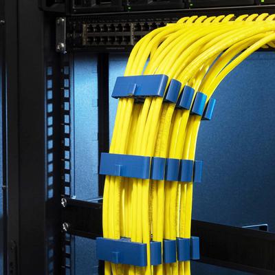 Yousheng Ağ Kablosu Düzenleyici 24 Yuvalı Ağır Hizmet Ethernet Kablosu Düzenleme Araçları Cat 5 Cat 6 Kablo Tutucu Yönetim Rafı
