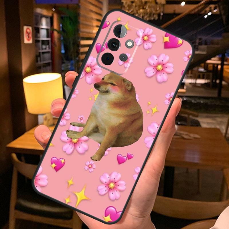 

Funny Cheems Doge Case For Samsung Galaxy A26 A16 A06 A55 A35 A15 A32 A12 A22 A52 A54 A34 A14 A56 A36 A13 A53 Samsung A06