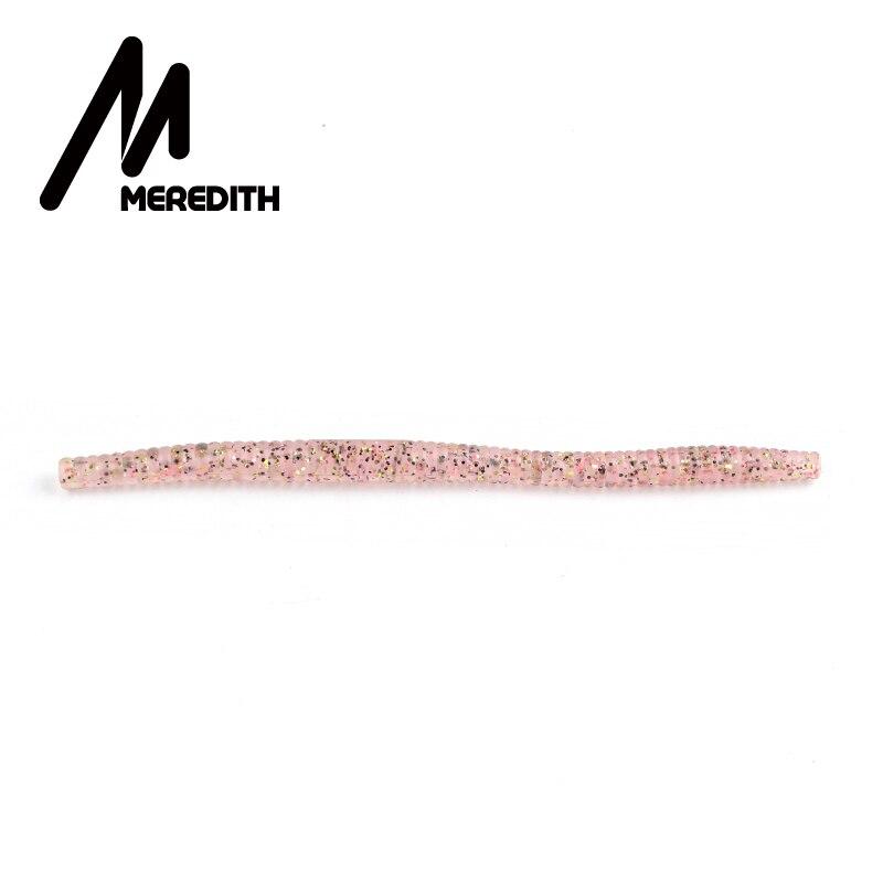 MEREDITH Noodle Worm Soft Bait 140mm 5.3g 10pcs Center Rig Pike Bass JXC05