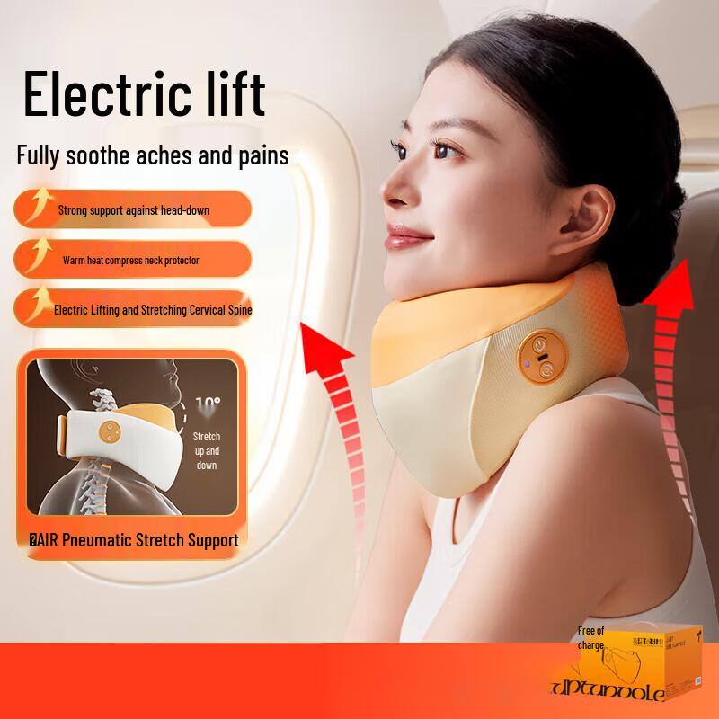 Adjustable Cervical Neck Support with Heat Therapy