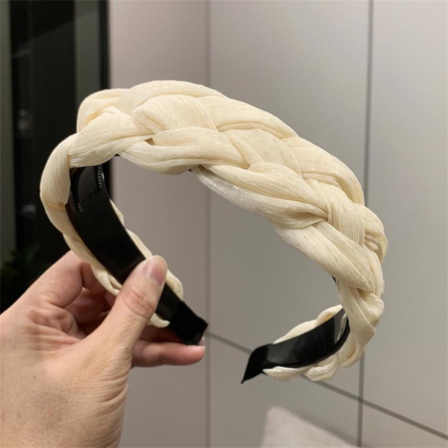 New Fashion Retro Women Headband Wide Side Big Bowknot Hairband Classic Casual Turban Girls Headwear Hair Accessories