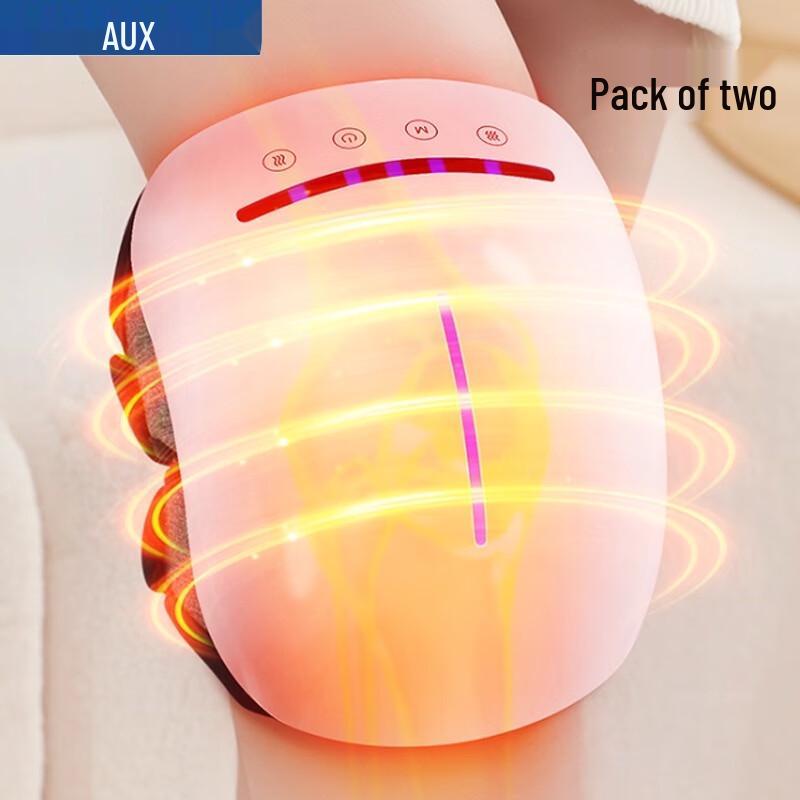 Aux Dual Knee & Shoulder Massager with Heat and Vibration