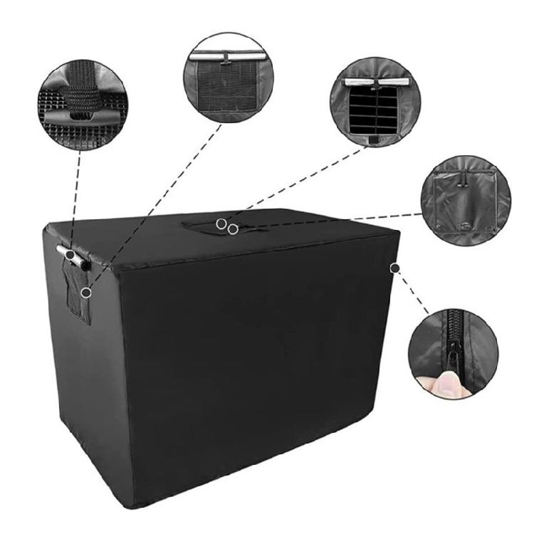 Portable Dog Cage Cover Pet Cage Sun/Rain Protective Cover Wire Cage Protector