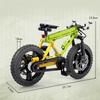 1PACK Mechanical Engineer Jason Mountain Bike Assembling Model Boy Assembling Building Block Toy