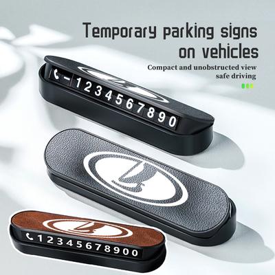Temporary Car Parking Phone Number Card Parking Tool Decorative Accessories For Lada Largus Priora Vesta Niva Samara Kalina Xray