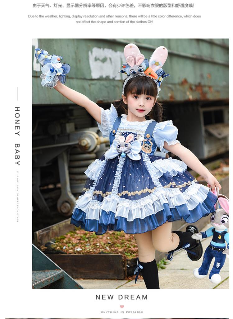 Rabbit Officer Dress Children's Dress