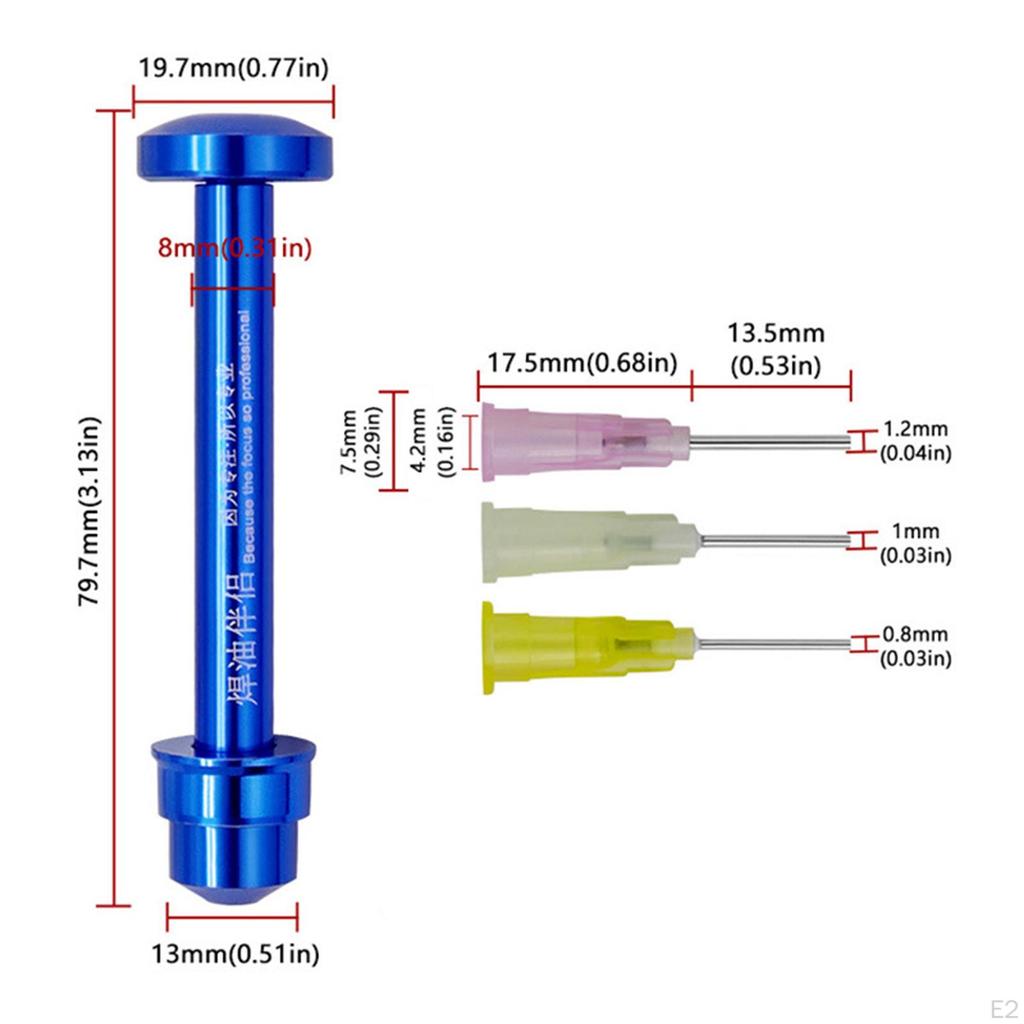 Spingipasta per saldatura, Booster per pasta flussante per saldatura, Strumento a tubo Asta di spinta in lega di alluminio