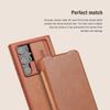 Do etui Samsung Galaxy S23 S22 Ultra Nillkin CamShield Skórzane etui z klapką Etui z przesuwaną osłoną aparatu do Samsung S23 FE S22 Plus 5G Pokrowiec