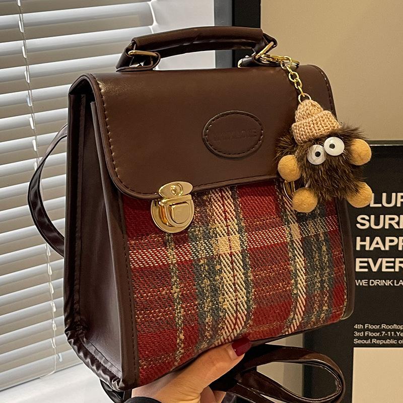 High End Niche Backpack for Women New Trendy Fashion Crossbody Bag Retro Versatile One Shoulder Handbag Women