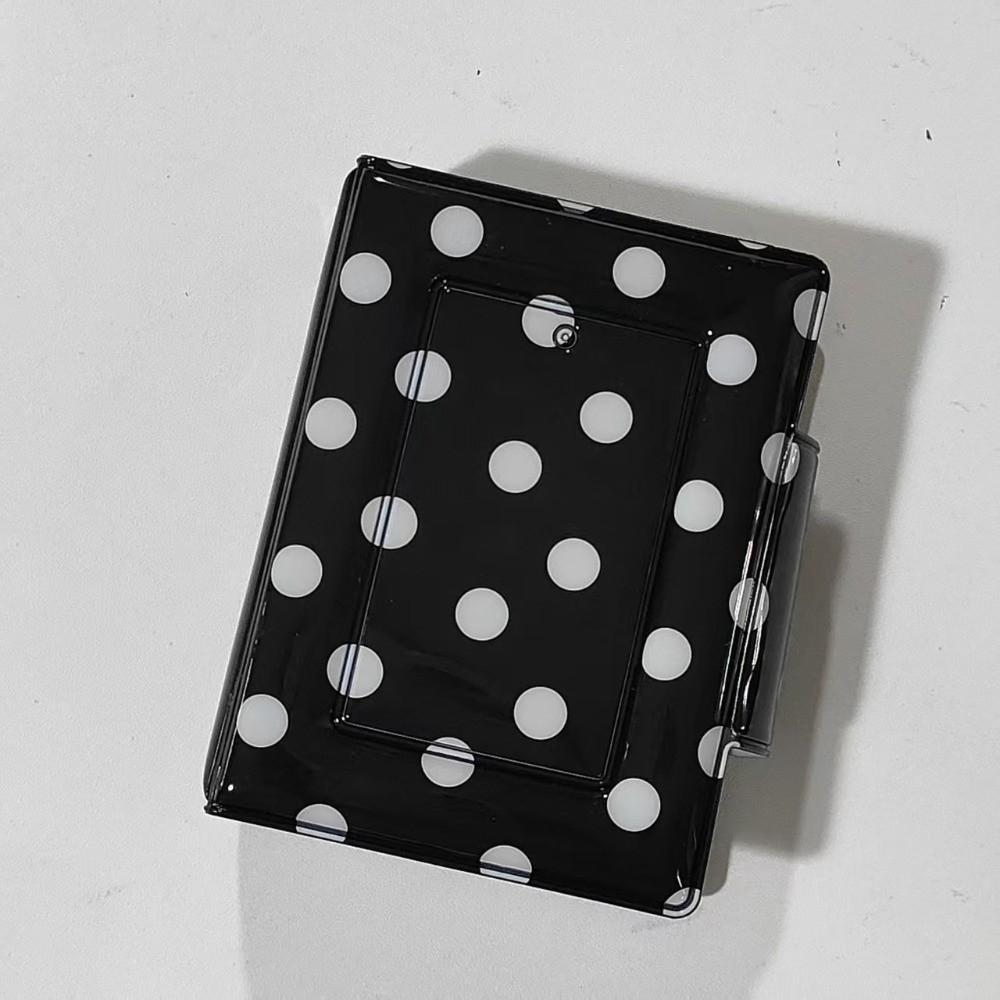 40 Slots Photocard Binder Polka Dot Idol Picture Storage Book Portable Photo Album