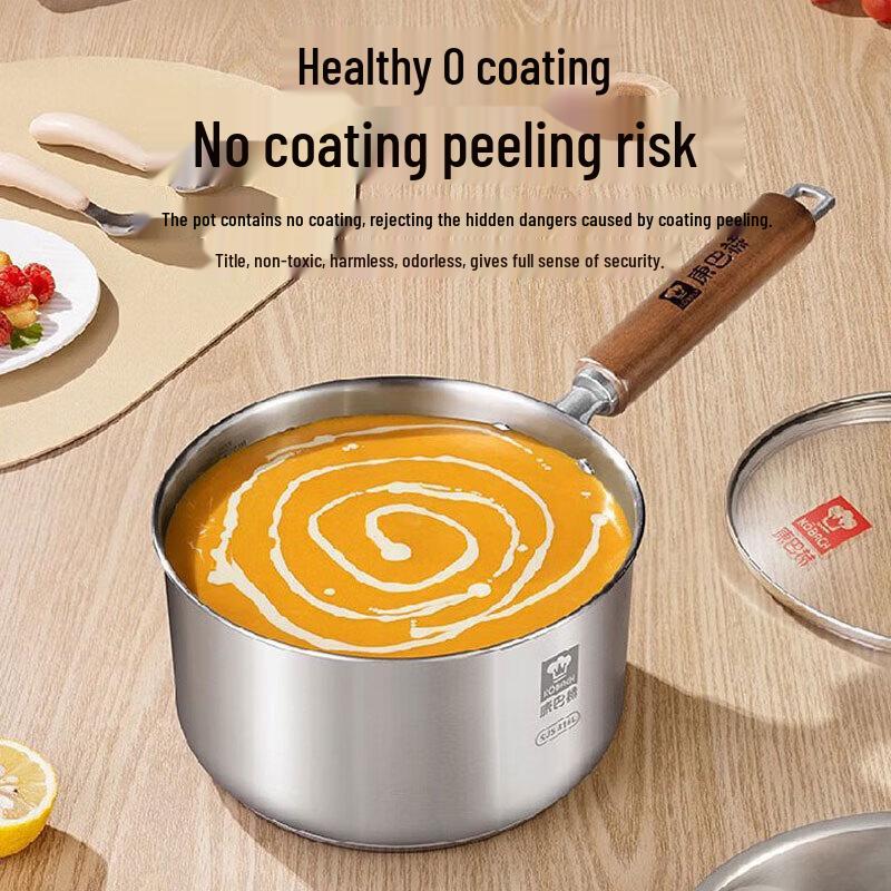 

316L Stainless Steel Baby Food Milk Pot with Steamer