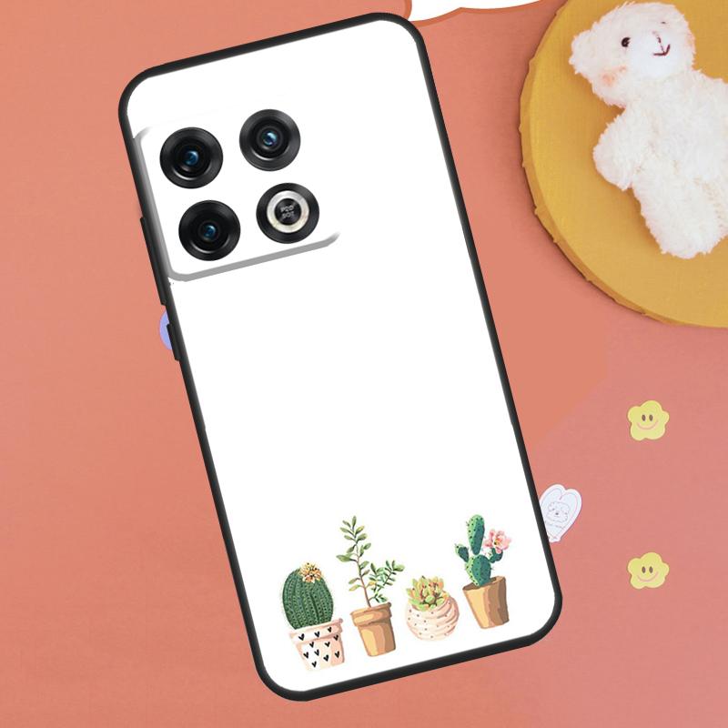 

Милый кактус в горшке Чехол для OnePlus Nord CE 5 2 3 4 Lite N20 N30 OnePlus 15 13 12 11 10R 13R 12R 10T 13T Funda OnePlus Nord CE4Lite