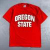 Oregon State OSU Jerzees 90s VTG T Shirt Orange College University Team Beavers
