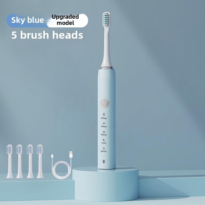 Electric Toothbrush Adult Sonic Scrubber Wireless Charging Scrubber Gifts Electric Toothbrush