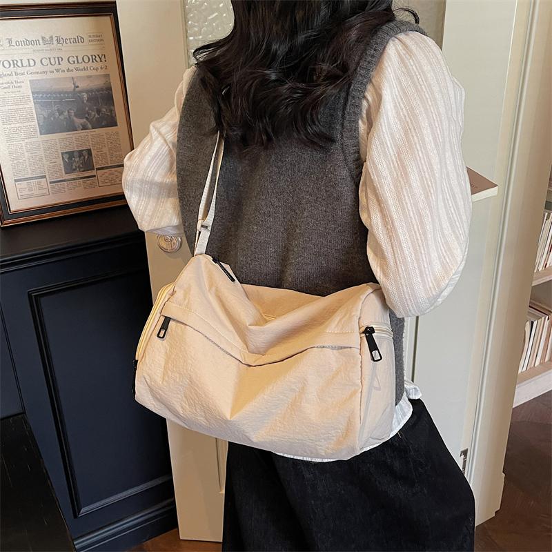 Women's Bag Solid Color Shoulder Bag Lightweight Tote Bag