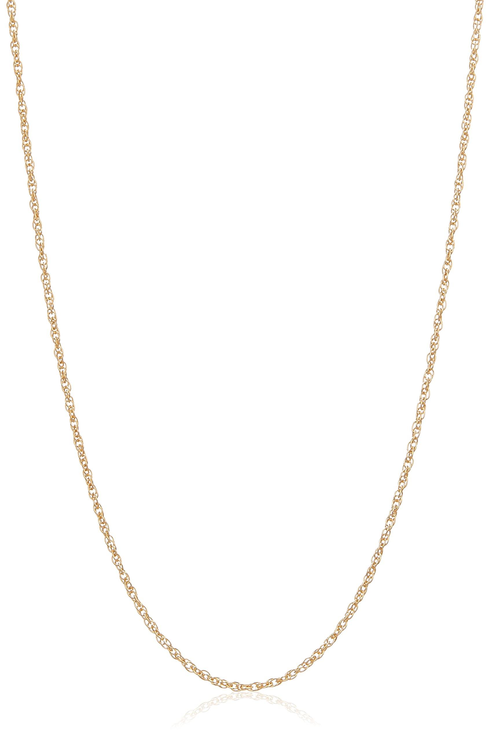 

Exedia 18K Double Azuki Chain Necklace 50cm Length Adjustable Free Adjuster GNEES E50 [Exedia] жовтий