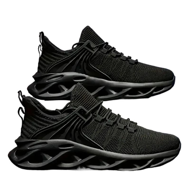 Men's Breathable Casual Sneakers Air Mesh Running Shoes Lightweight Summer Outdoor    Fashionable Rebound Running Shoes