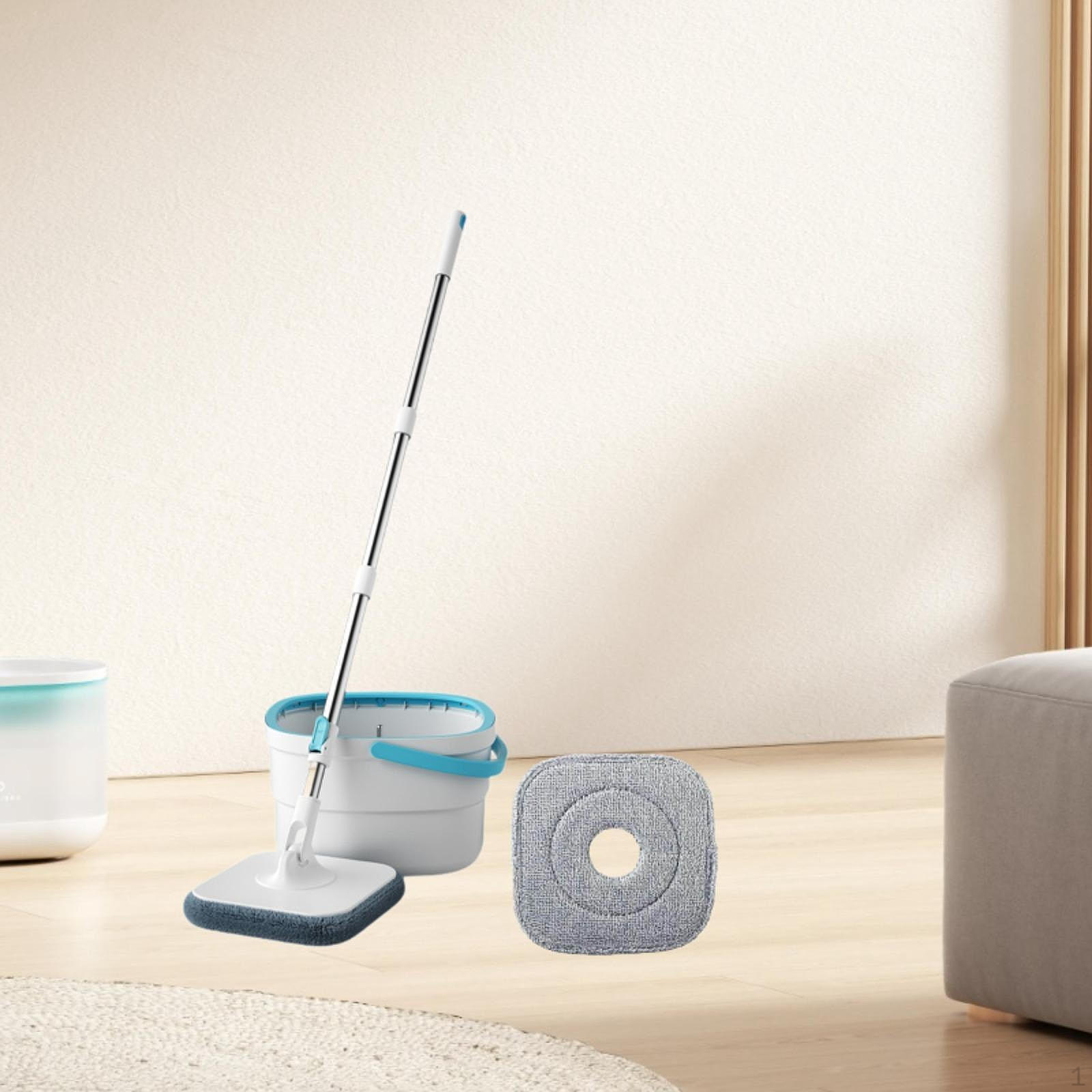 

Регулируемая система очистки для использования дома и в офисе with 2 Mop Pads