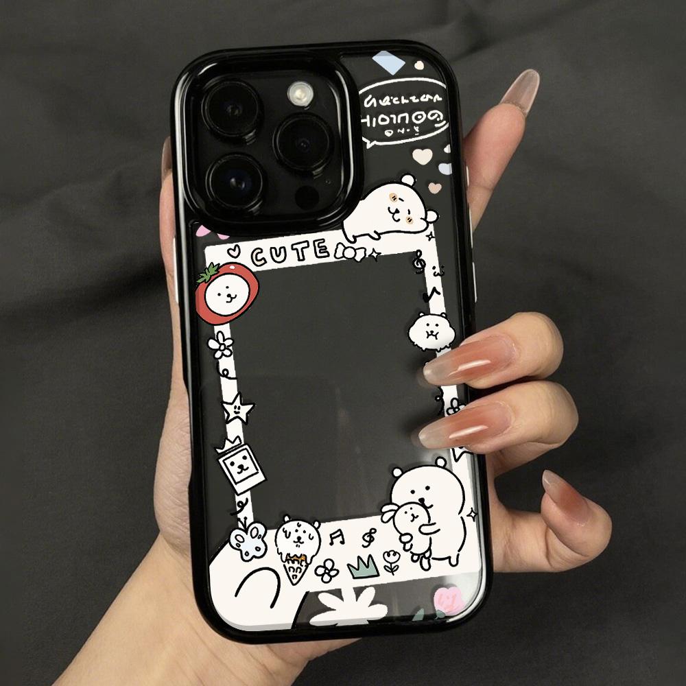 Acrylic Phone Case for iPhone 11 12 13 14 Pro 12 14 16 Pro Max for Samsung A16 A36 A56 S24 FE High-quality Painted Anti-fall Mobile Phone Case