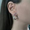 Silver Earrings with Cubic Zirkonia (2190561)