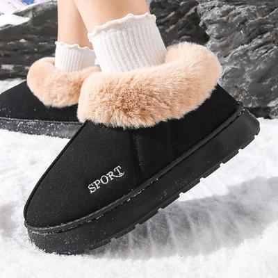 Pantofole di Cotone 36-45 da Donna, Borse Autunno e Inverno per Calore Domestico da Interno, Pantofole di Cotone Peluche da Donna, Capispalla Invernale