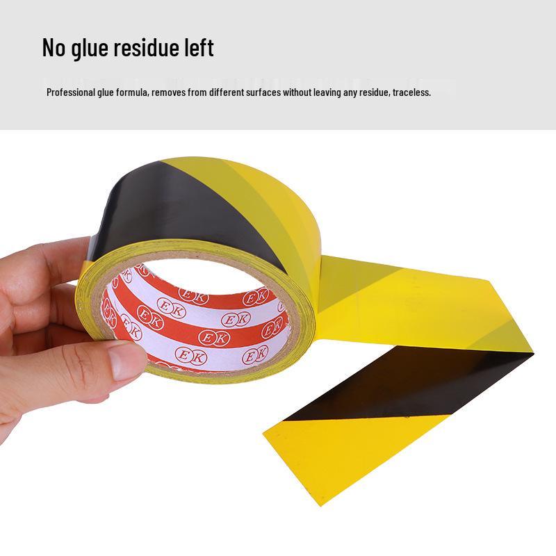 Yellow and Black Zebra Line Floor Marking Tape for Workshop Safety