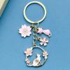Cute Cats Pet Charm Keychain Chic Cats Figure Bag Hanging Decoration Charm Multipurpose Key Chain Adornment