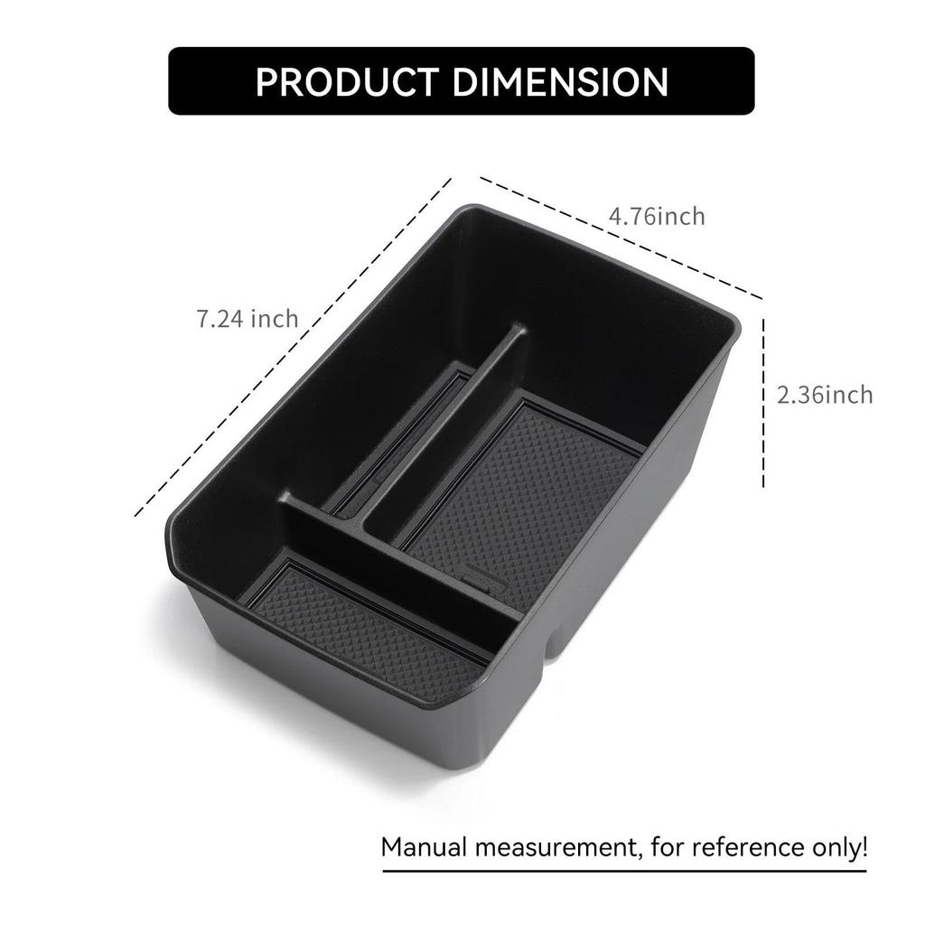 Car Armrest Cover for A-udi A3 2024-2025 Car Storage Box Center Console Armrest Storage