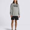 Vans American Vintage Letter Print Hooded Long Sleeve Loose Sweatshirt Unisex sweatshirt Gray VN0A456BADY