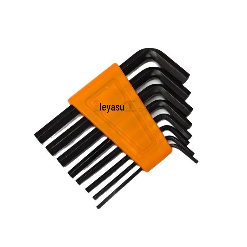 8-Piece Black Hex Metric Flat Head Tool Set