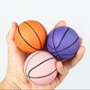 6cm Ultra-high Elastic Mini Rubber Small Basketball Decompression Hollow Elastic Ball Children's Toy MINI Basketball Gift