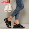 Fashion Aphixta 2025 Wedge Sandals Peep Toe Buckle Shoes Woman Platform Ankle Strap Fashion Cool Summer Super High Heel Shoes