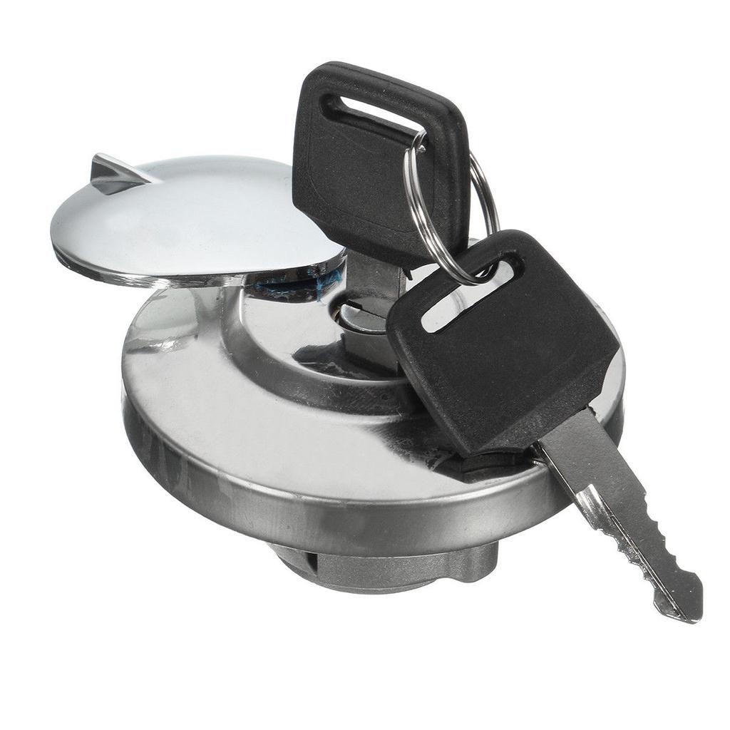 1 x Silver Gas Fuel Tank Cover Decorative Gasoline Petrol Cap Cover for TOYOTA