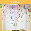 Hanging Multicolor 6pcs Spiral Swirls Birthday Wedding Party Ceiling Decoration