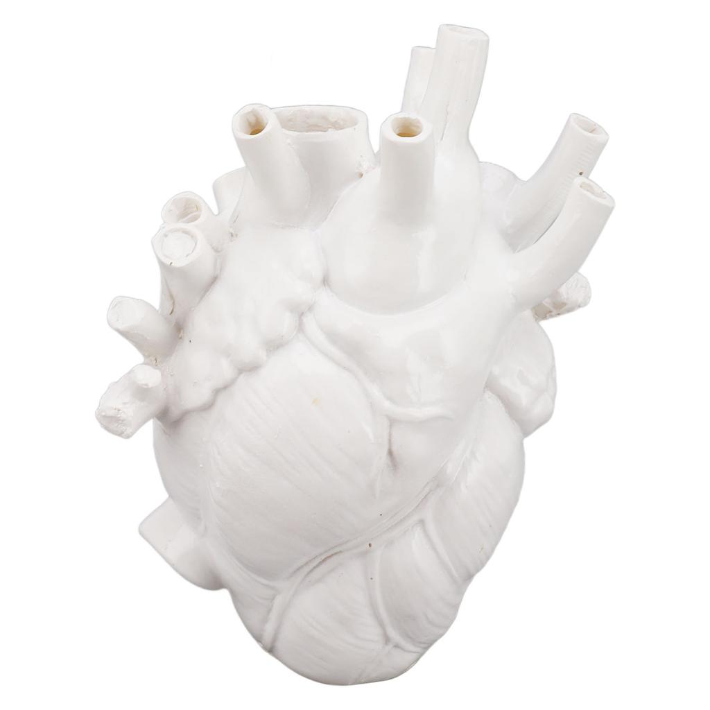 Wazon w kształcie serca, dekoracyjna nowoczesna żywica, wykwintna doniczka do domu, biura, sypialni, ślubu