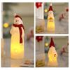 LED Christmas Night Light Cute Santa Claus Snowman Children Bedroom Bedside Ornaments For Holiday Christmas Decora Night Lamp