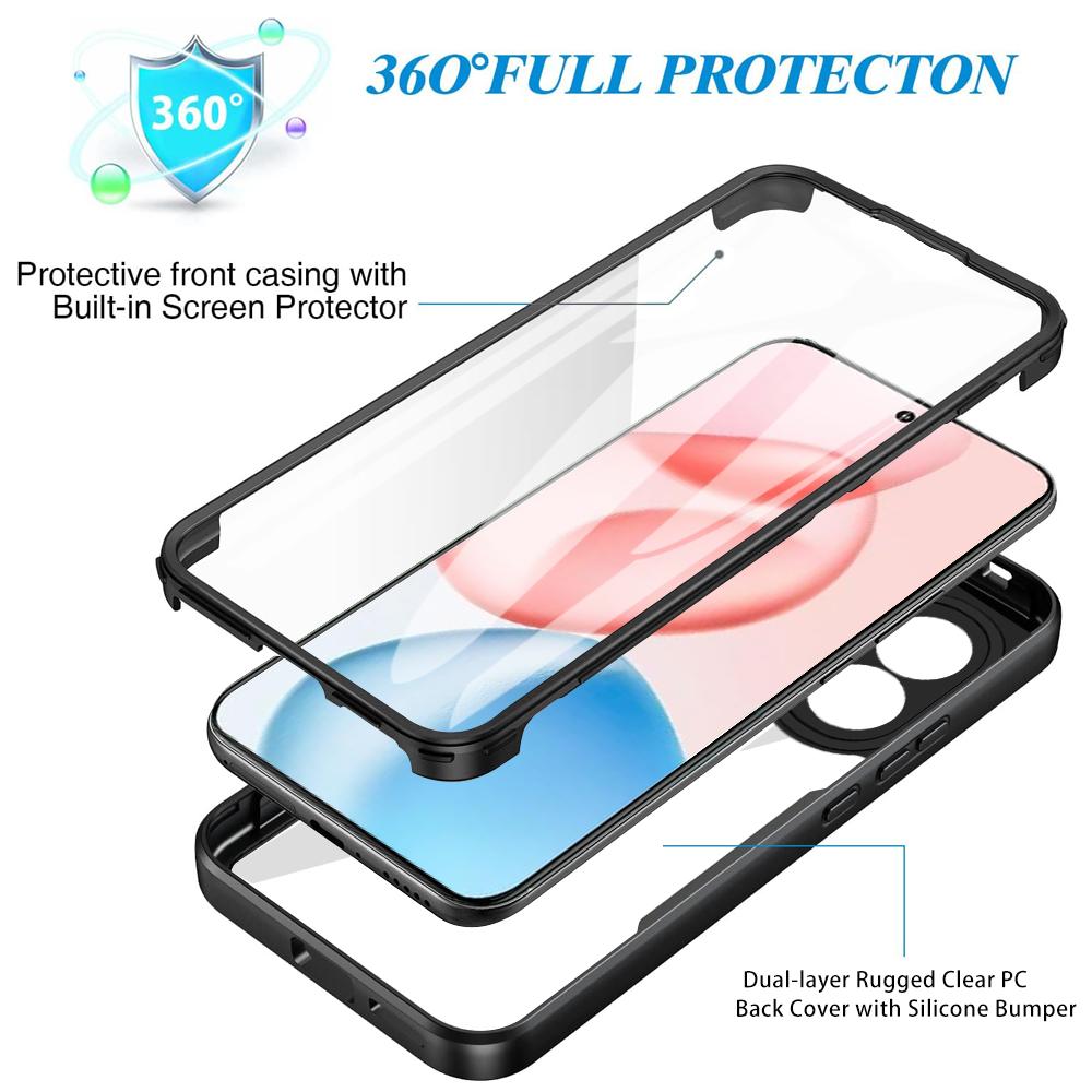 Full Body Protection Shockproof Case for Honor 400 Pro Honor 400 Lite 5G Cover Built-in Screen Protector Fundas Coque Capa
