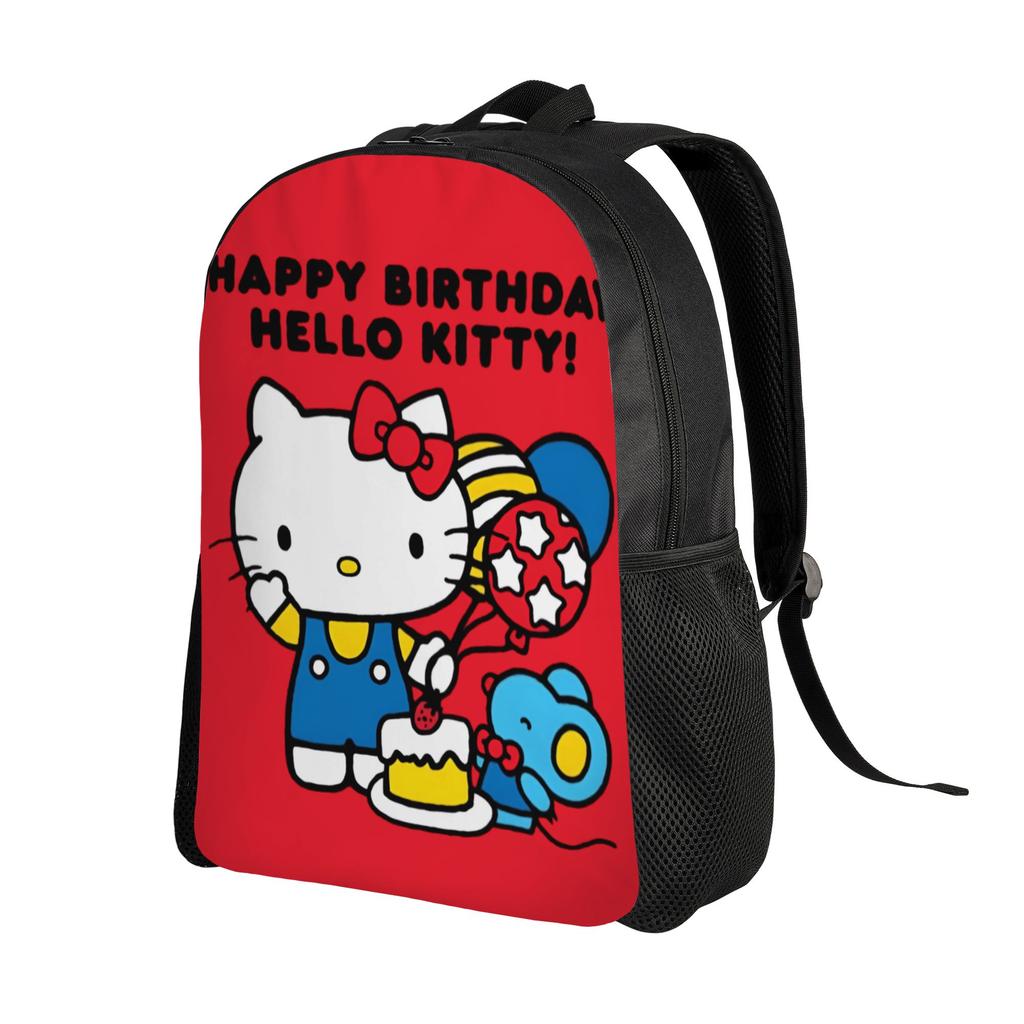 Kitties Kitten Backpack for Men Women School College Student Bookbag Fits 15 Inch Laptop Cat Anime Bags