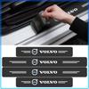 4 Stuks Koolstofvezel Auto Deurlijst Stickers Beschermfolie Accessoires Voor XC90 XC60 XC70 XC40 V90 V60 V40 C70 C30 S80