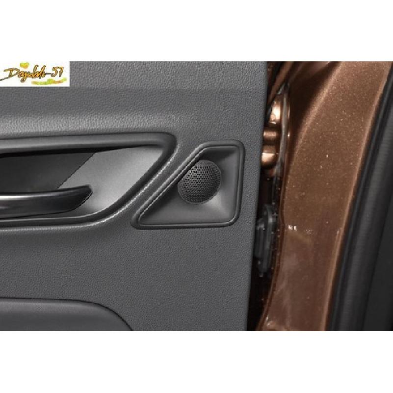 2pcs Carbon Fiber Rear Door Speaker Frame Cover Trim For Toyota Crown -2024