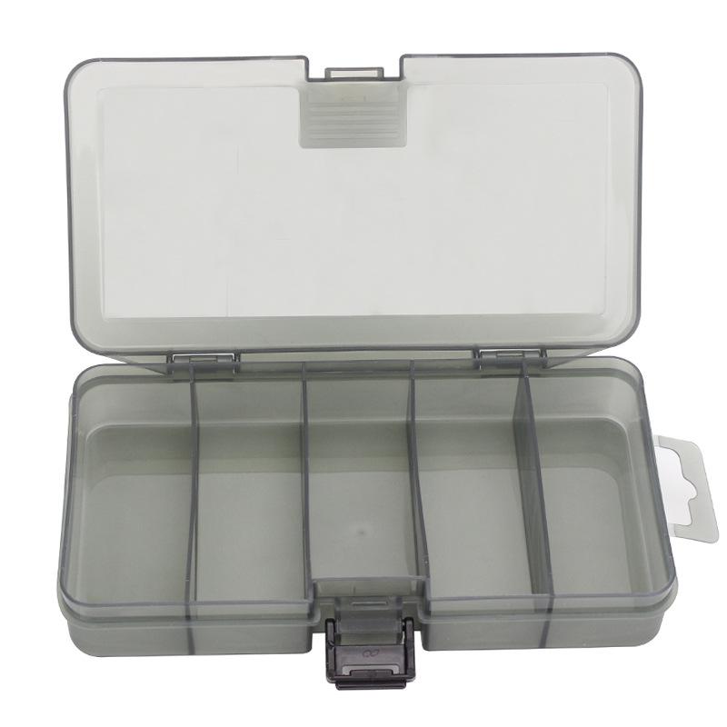 5Grid /10Grid Fishing Tackle Box Waterproof Plastic One Layer Lures Hook Minnow Bait Storage Case Multifunctional Fishing Tool